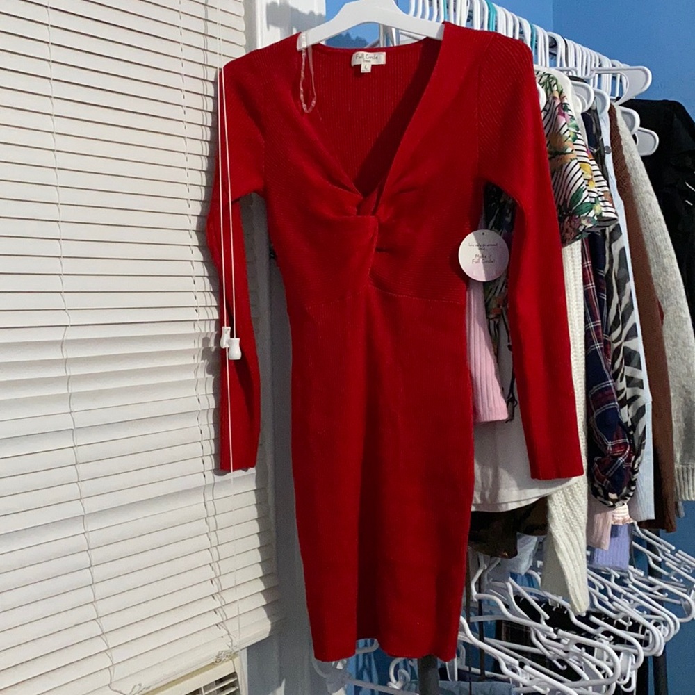 Red dress, Size L